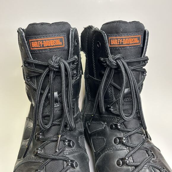 Harley-Davidson Mens FXRG-3 Waterproof Black Leather Riding Boots D98304 size 13 main image 10